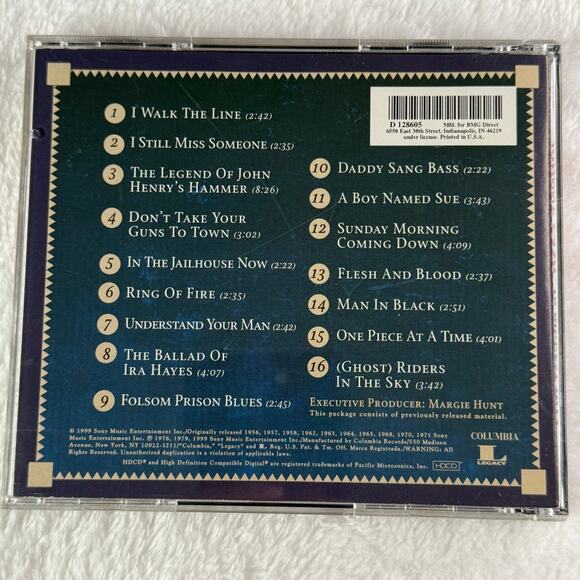 Johnny Cash – 16 Biggest Hits CD (1999, Columbia) Country Best Of Compilation - Picture 2 of 7
